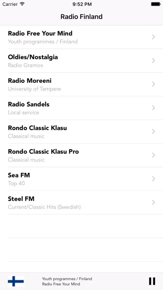 تصاویر Radio Finland Live Stations