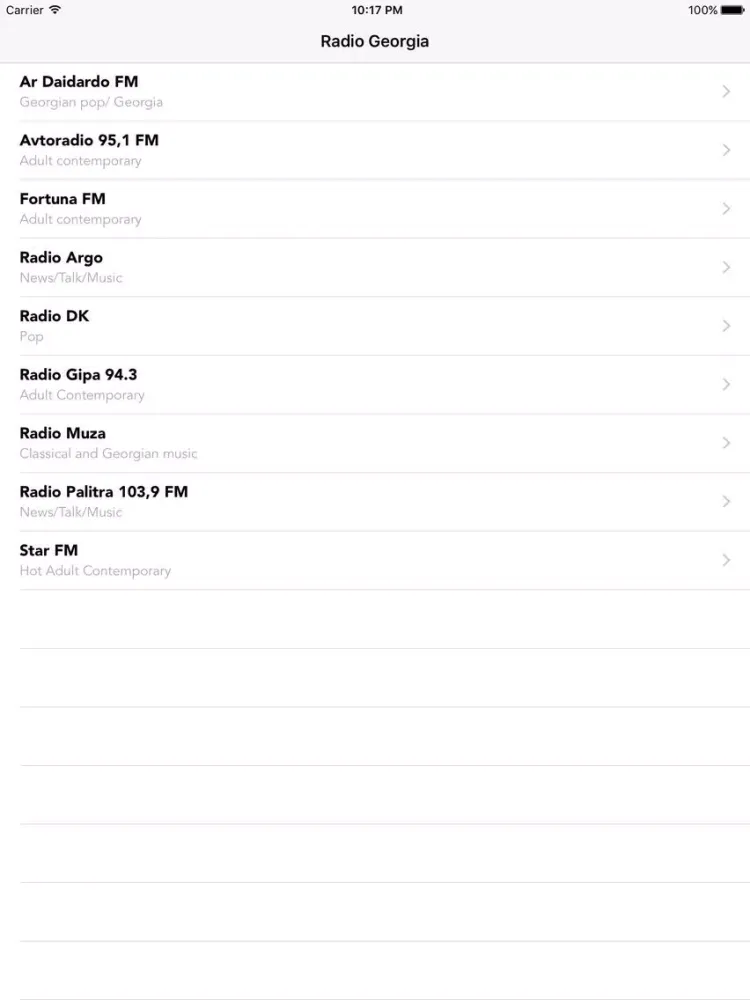 Georgia Radio - atlanta live news radios stations iPad  স্ক্রিনশট
