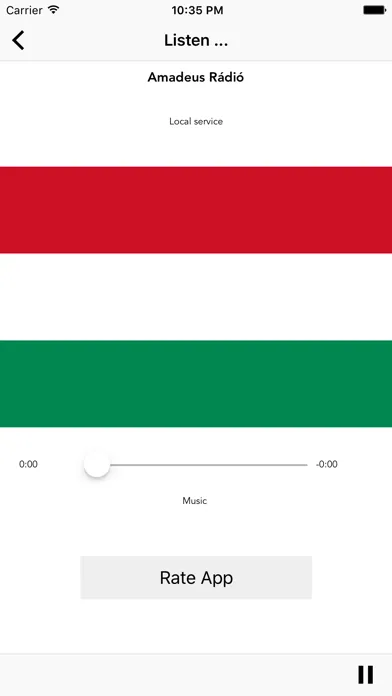Ảnh chụp màn hình của Hungarian & Hungary Radio Stations Online