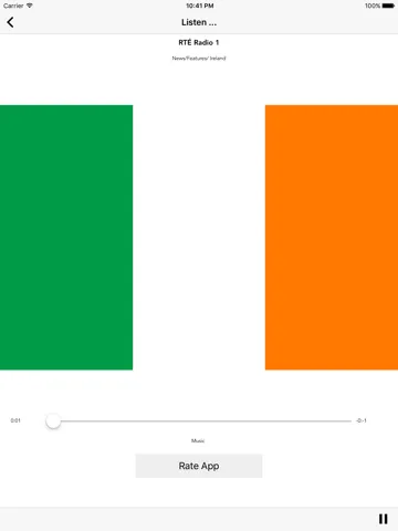 Irish Ireland Radio Stations - Northern Radioplayer iPad  स्क्रीनशॉट