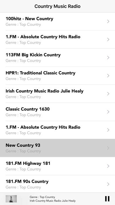 Top New Country Music & Songs - Play Top 40 Radio Screenshots