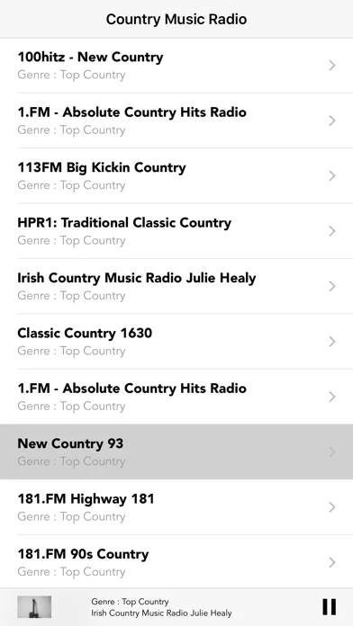 Top New Country Music & Songs - Play Top 40 Radio Screenshots