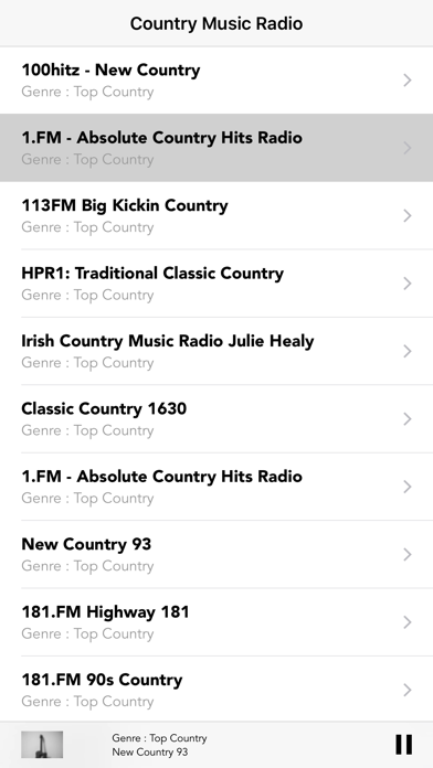 Top New Country Music & Songs - Play Top 40 Radio Screenshots