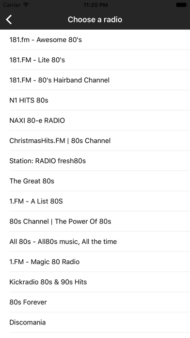 80s Music & Songs- Internet Online Radio Stations应用截图