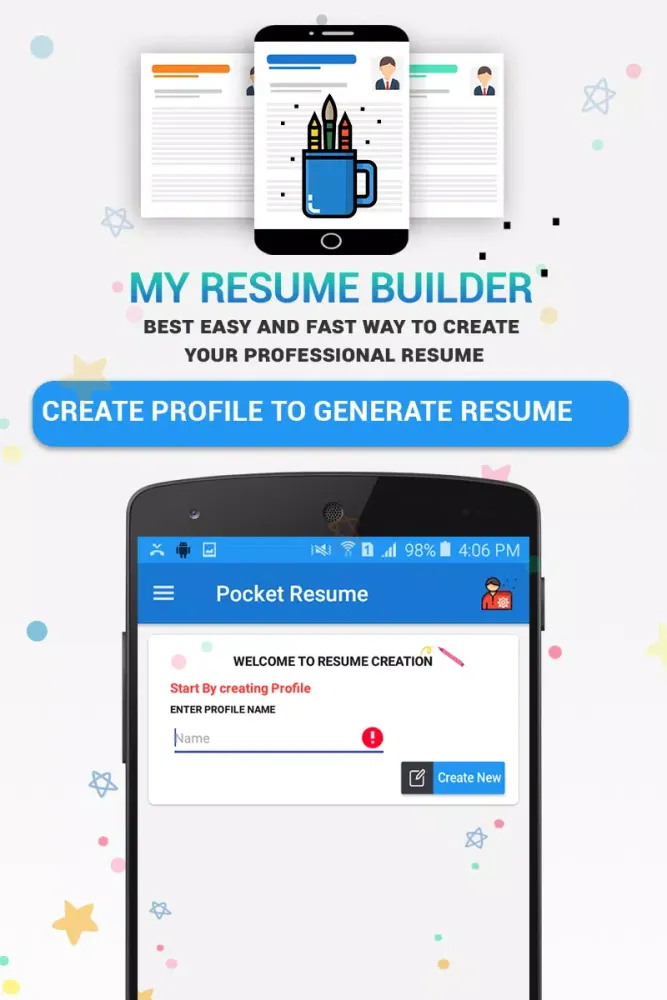Pocket Resume Screenshots
