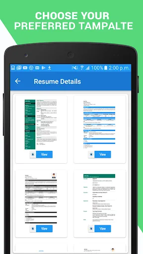 Resume Builder & CV Maker PDF Screenshots