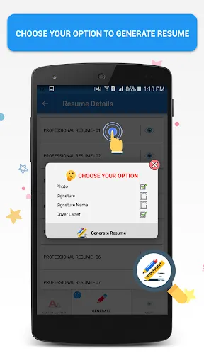 Resume Builder & CV Maker PDF Screenshots