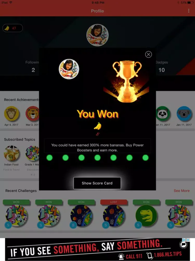QuizMonkey iPad  স্ক্রিনশট