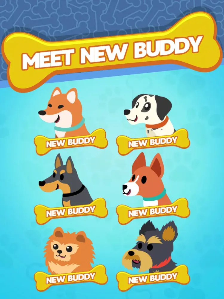 Tangkapan skrin Merge Dogs Clicker Game iPad 