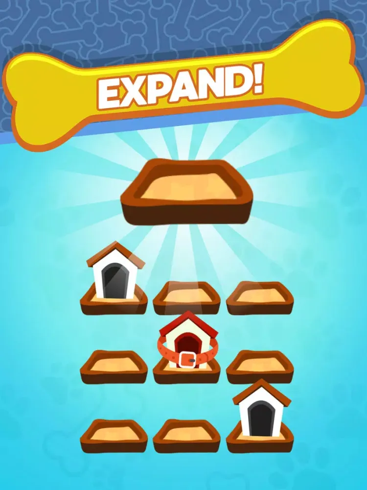 Tangkapan skrin Merge Dogs Clicker Game iPad 