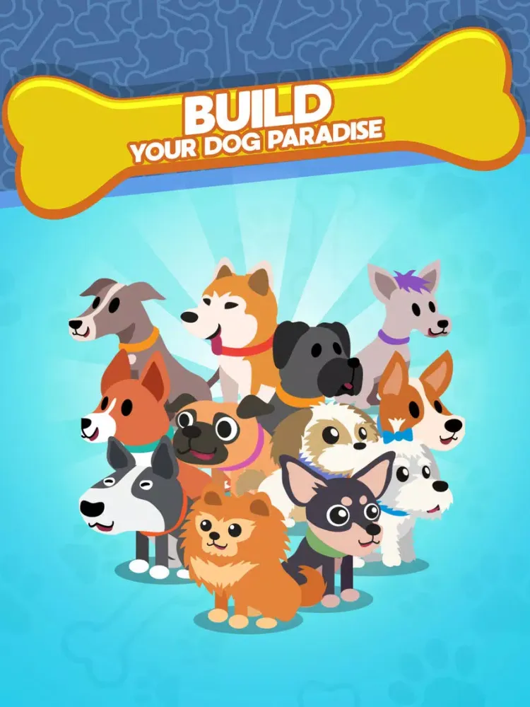 Tangkapan skrin Merge Dogs Clicker Game iPad 