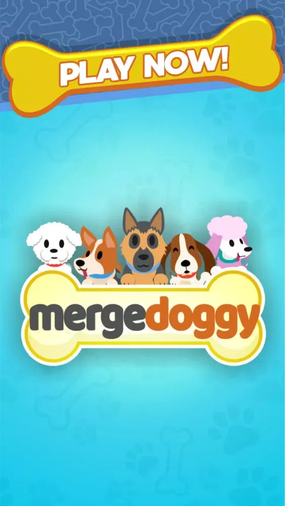 Tangkapan skrin Merge Dogs Clicker Game