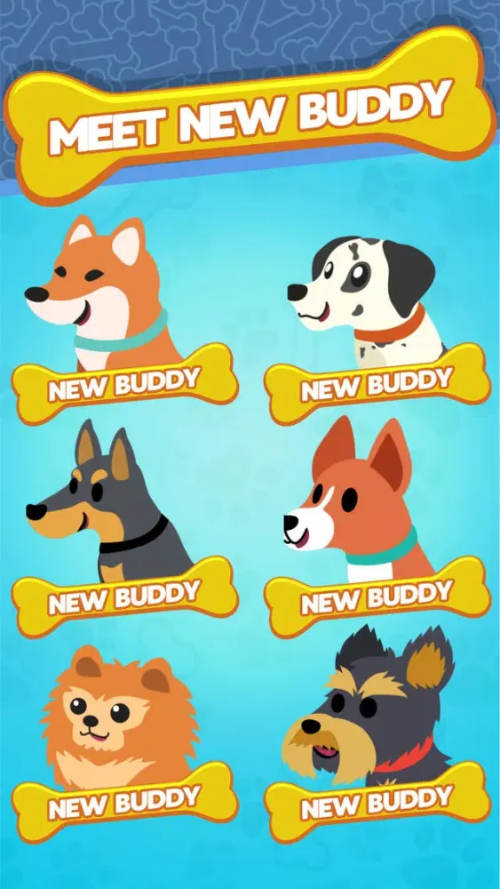 Tangkapan skrin Merge Dogs Clicker Game