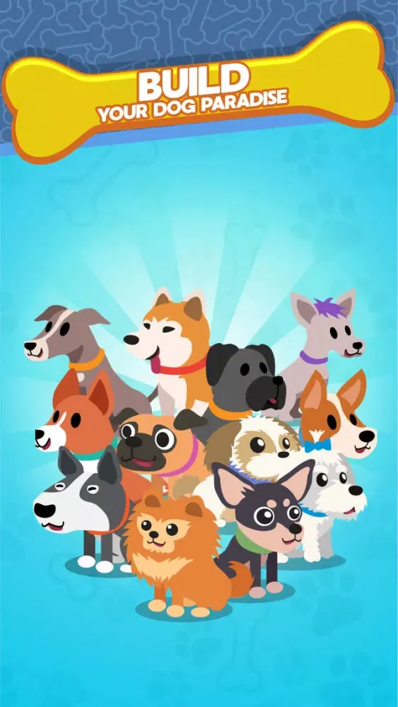 Tangkapan skrin Merge Dogs Clicker Game