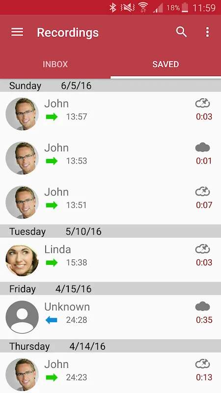 تصاویر Call Recorder