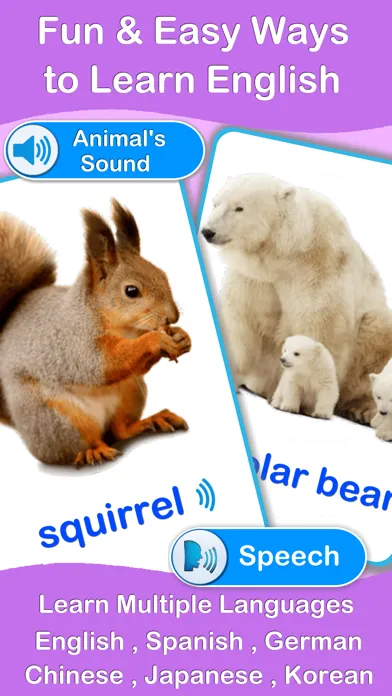 Capturas de tela do Animals Cards PRO