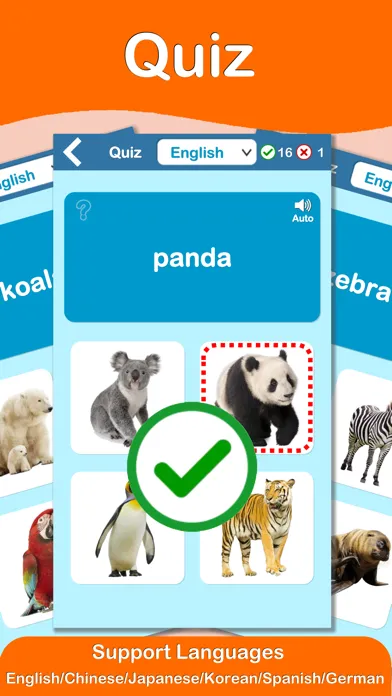 Capturas de tela do Animals Cards PRO