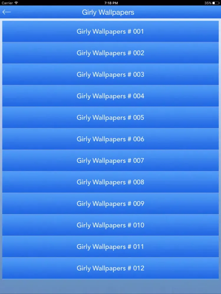 Girly Wallpapers - HD Wallpapers iPad  Screenshots
