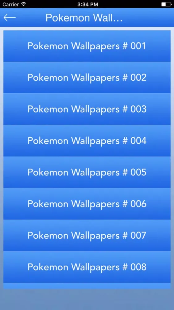 Capturas de pantalla de Pokemon Wallpapers HD