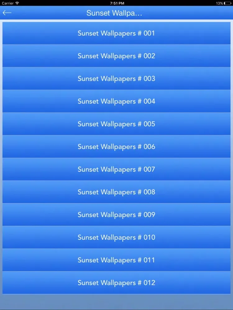 Sunset Wallpapers HD iPad  Ekran Görüntüleri