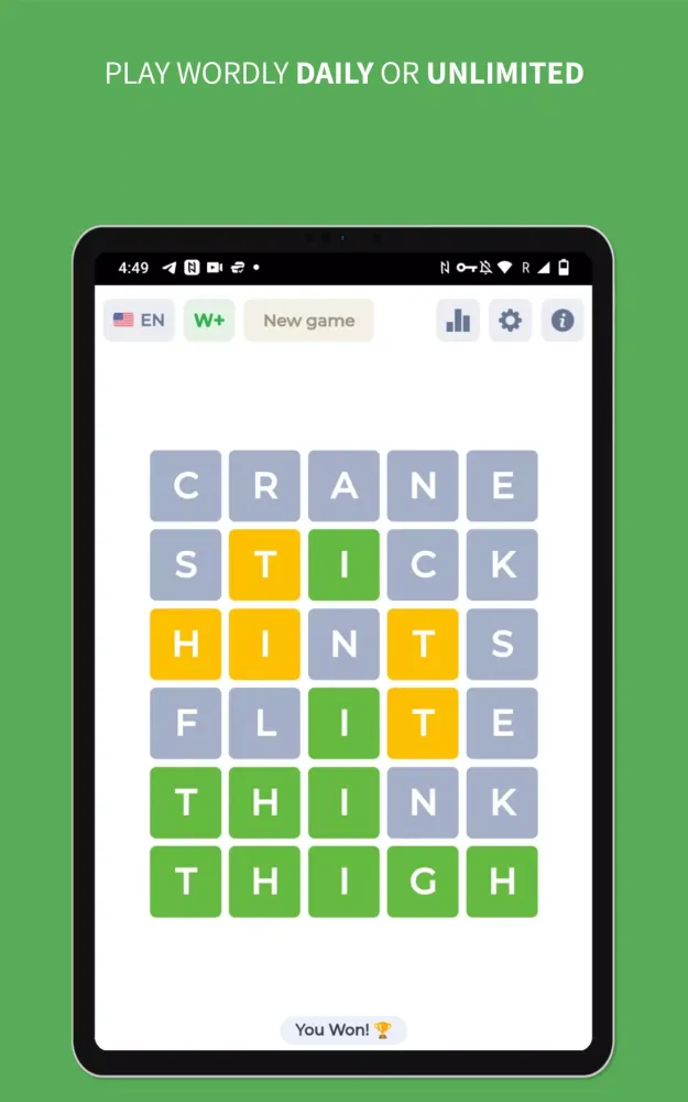 Wordy - Word Puzzle Game Screenshots
