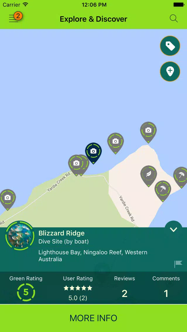 Tangkapan skrin Fosh - Social Green Rating App