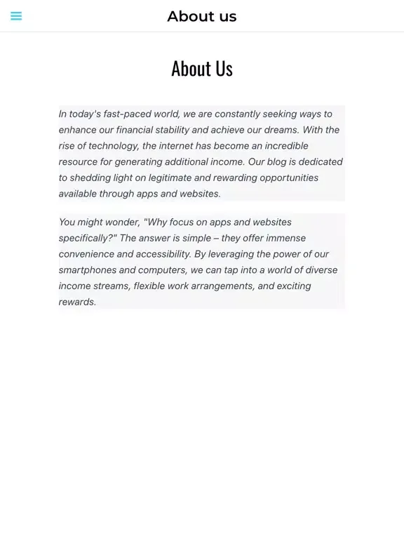 Capturas de pantalla de Apps & Websites That Pays iPad 