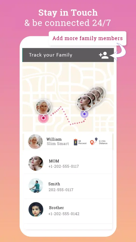 Скриншоты Family Location Tracker