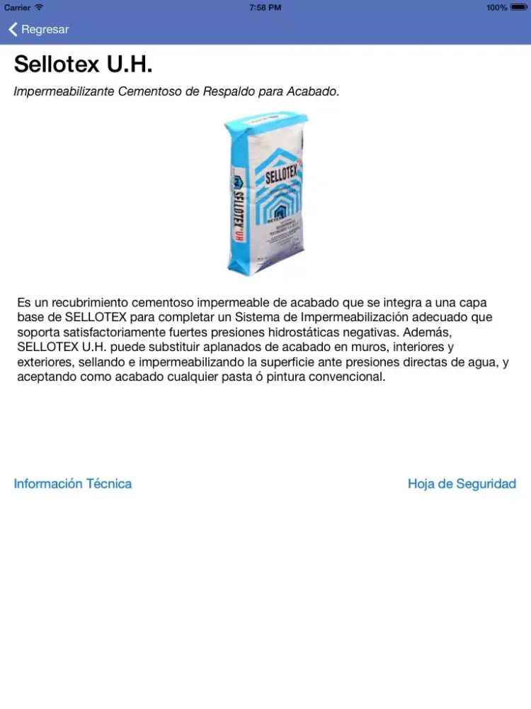 Captures d'écran de Retex: Catálogo de Productos iPad 