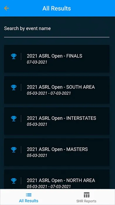 Australian Surf Rowers League. Screenshots