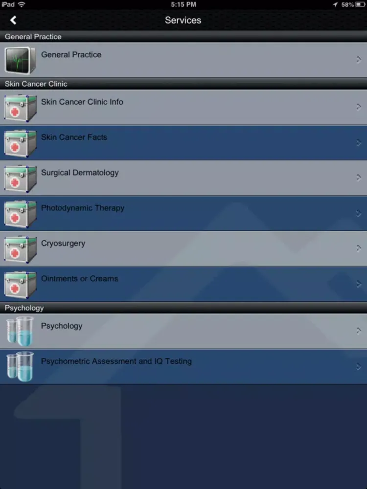 Forum Medical Centre iPad  Screenshots