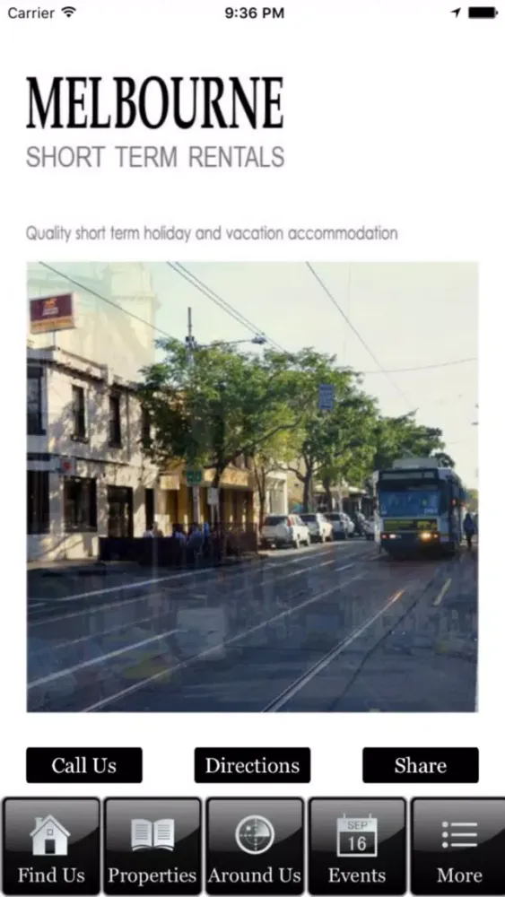 Tangkapan layar Melbourne Short Term Rentals