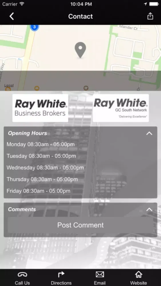 Capturas de tela do Ray White Business Brokers