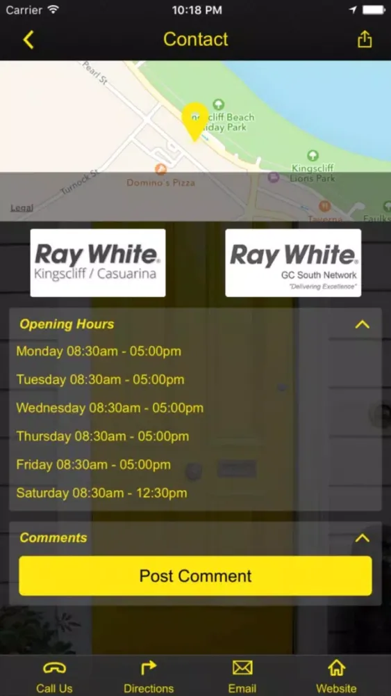 Captures d'écran de Ray White Kingscliff Casuarina