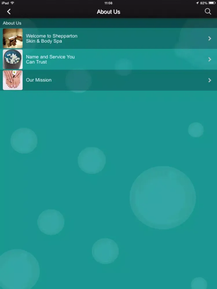 Capturas de tela do Shepparton Skin & Body Spa iPad 