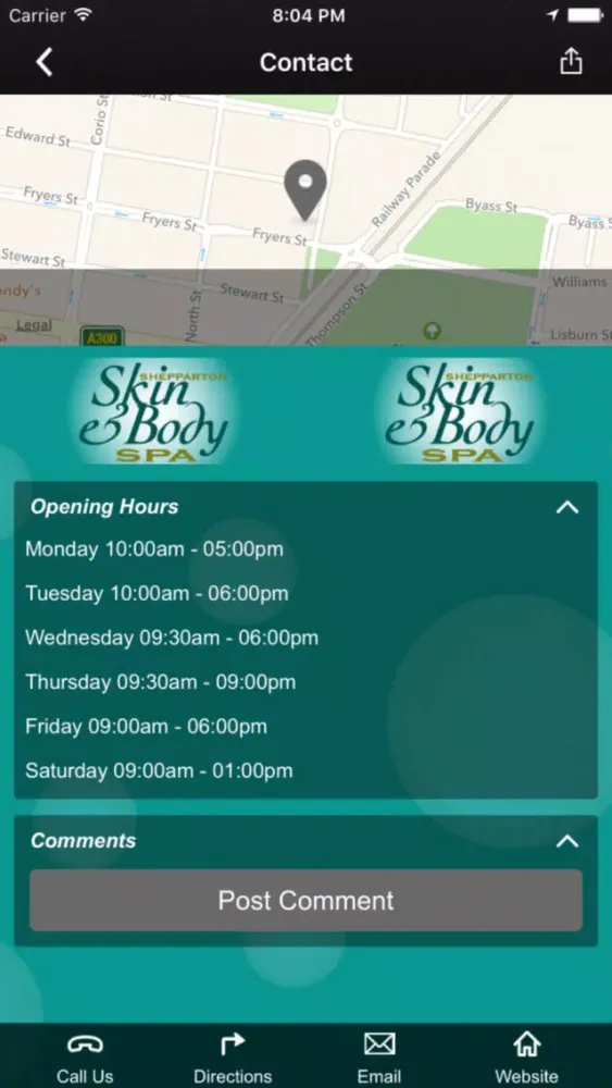 Capturas de tela do Shepparton Skin & Body Spa