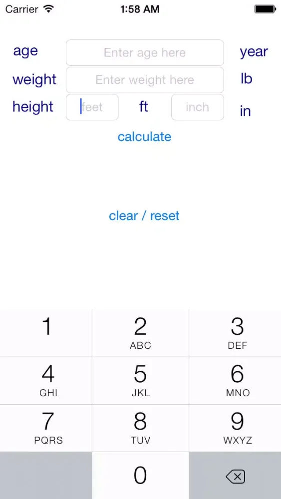 Captures d'écran de my Body Mass Index