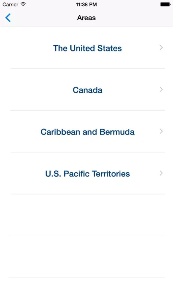 North American Area Codes Screenshots