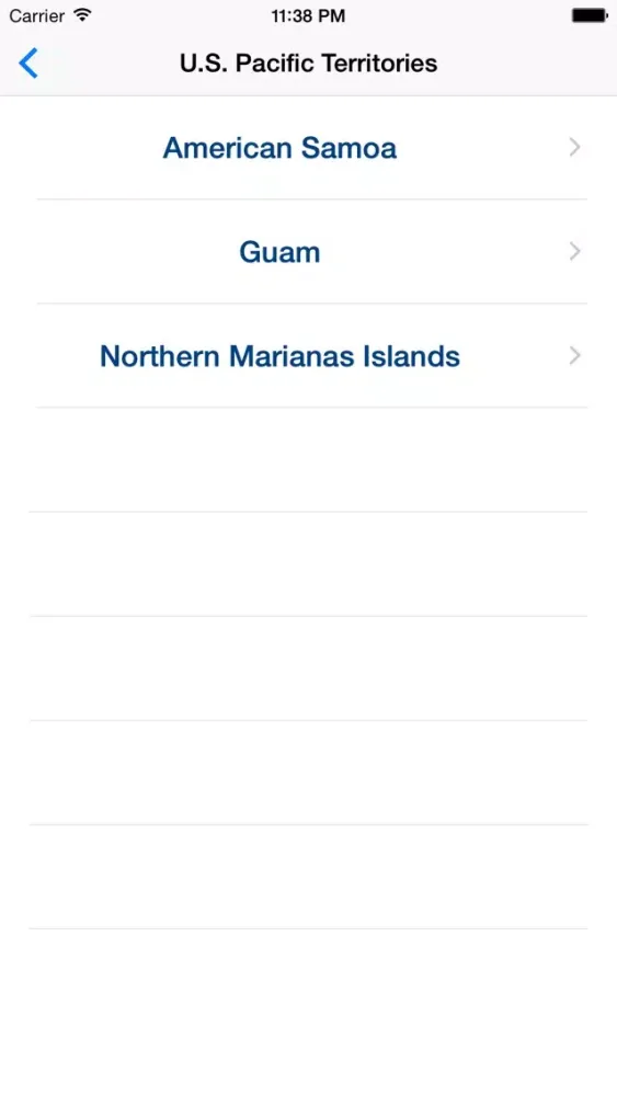 North American Area Codes Screenshots