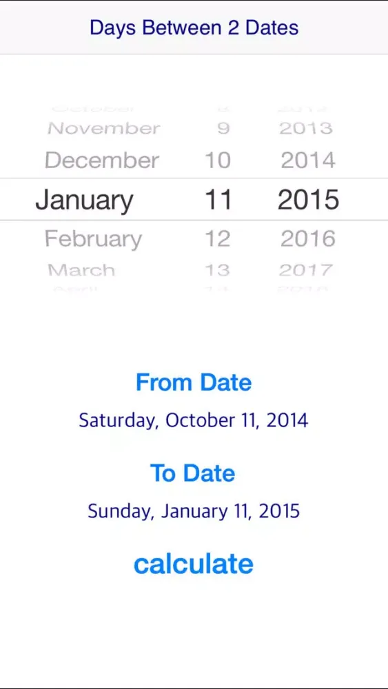 Days Between 2 Dates应用截图