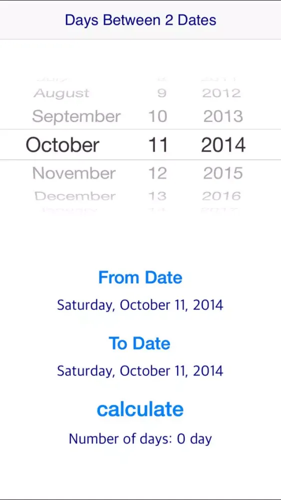 Days Between 2 Dates应用截图