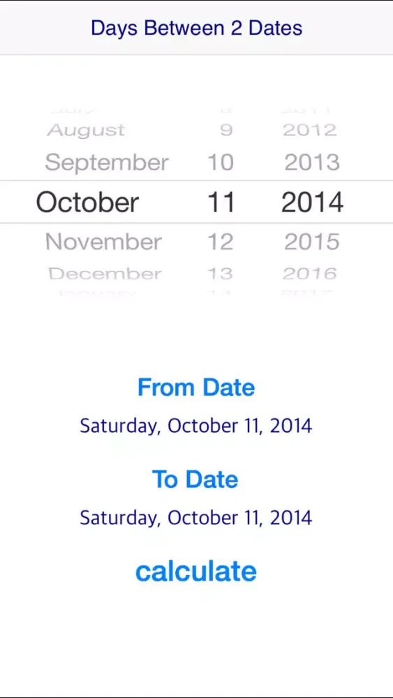 Days Between 2 Dates应用截图