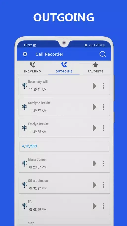 Скриншоты Automatic Call Recorder