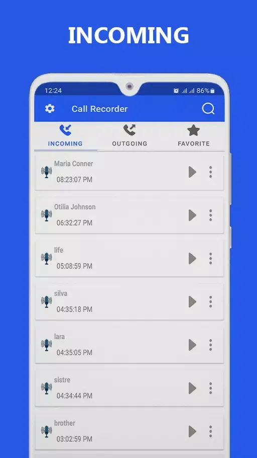 Скриншоты Automatic Call Recorder