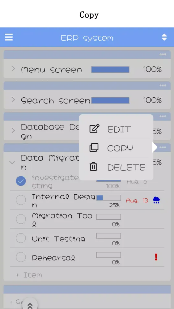 Progress應用截圖