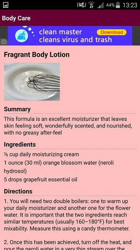 Body Care Screenshots