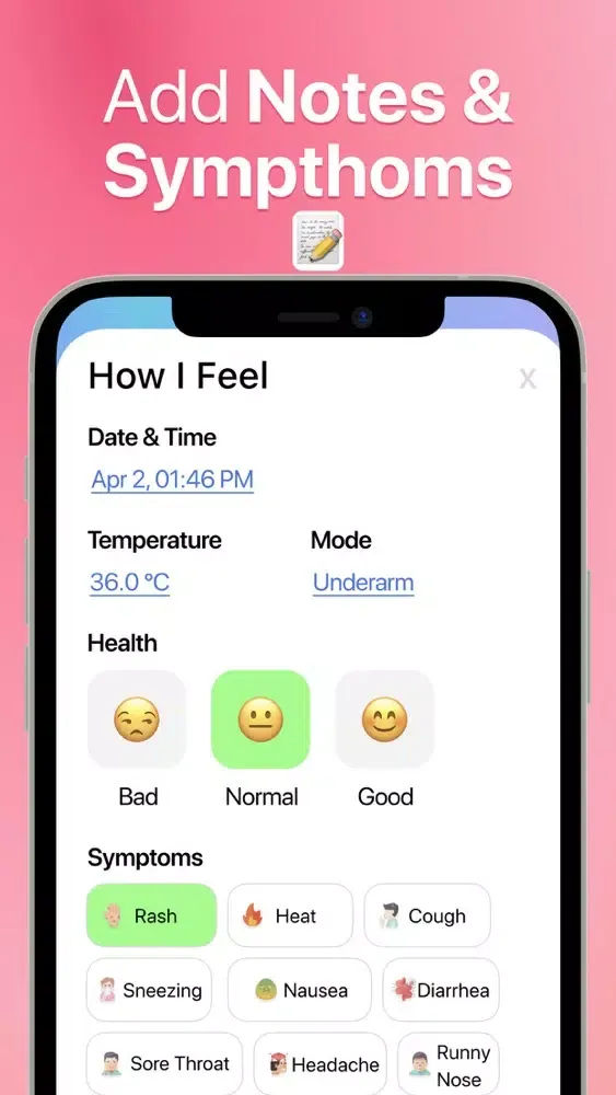 Body Temperature Tracker App應用截圖