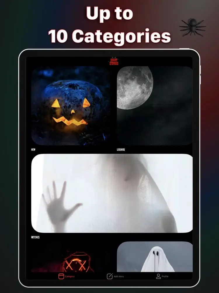 تصاویر Scary stories - Addicted story iPad 