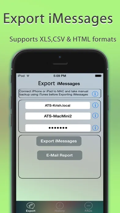 Export Messages - Save Print Backup Recover Text SMS iMessages Ekran Görüntüleri