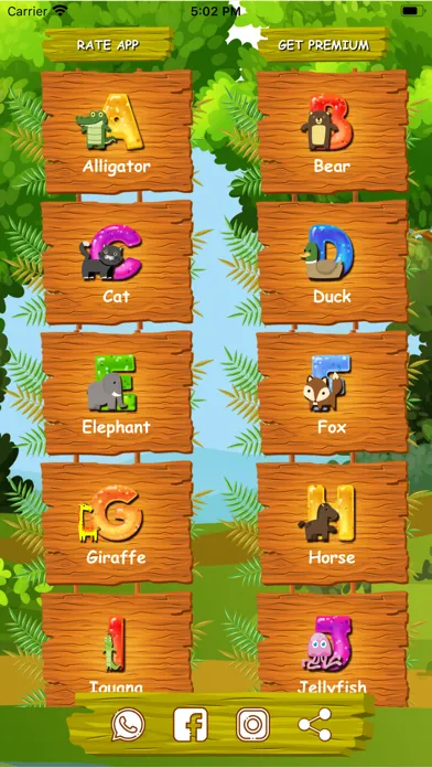 Captures d'écran de English Alphabet